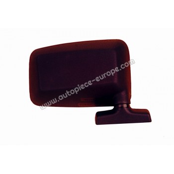 RETROVISEUR Coté passager - Commande manuelle - Glace bombée - Coiffe noire