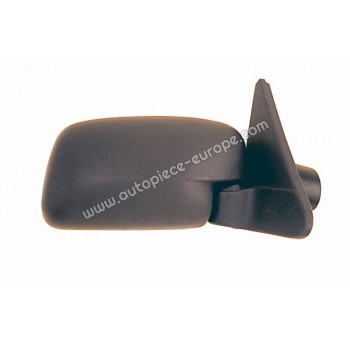 RETROVISEUR Coté passager - Commande manuelle - Glace bombée - Coiffe noire