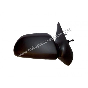 RETROVISEUR Coté passager - Commande à câble - Glace bombée - Coiffe noire