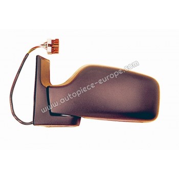 RETROVISEUR Coté conducteur - Commande électrique - Dégivrant - Glace plate bleutée - Coiffe noire - Rabattable électriquement