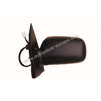 RETROVISEUR Coté conducteur - Commande électrique - Dégivrant - Glace bombée - Coiffe noire