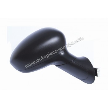 RETROVISEUR Coté passager - Commande électrique - Dégivrant - Glace bombée - Sonde de température - Coiffe noire