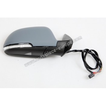 RETROVISEUR Coté passager - Commande électrique - Dégivrant - Glace bombée - Lampe - Clignotant - Coiffe prépeinte - Rabattable