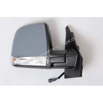 RETROVISEUR Coté passager - Commande électrique - Dégivrant - Glace bombée - Clignotant - Coiffe prépeinte
