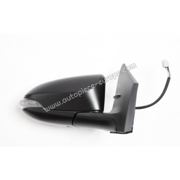 RETROVISEUR Coté passager - Commande électrique - Dégivrant - Glace bombée - Clignotant - Coiffe prépeinte - Rabattable électriq