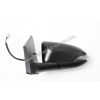 RETROVISEUR Coté conducteur - Commande électrique - Dégivrant - Glace bombée - Clignotant - Coiffe prépeinte - Rabattable électr