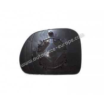 MIROIR ET PORTE MIROIR Coté passager - Glace bombée