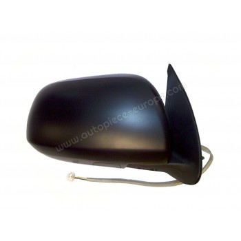 RETROVISEUR Coté passager - Commande électrique - Glace bombée  - Coiffe noire