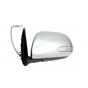 RETROVISEUR Coté conducteur - Commande électrique - Glace bombée - Clignotant - Coiffe chromée