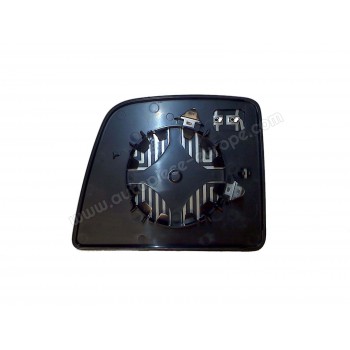 MIROIR ET PORTE MIROIR Coté passager - Dégivrant - Glace bombée - Supérieure