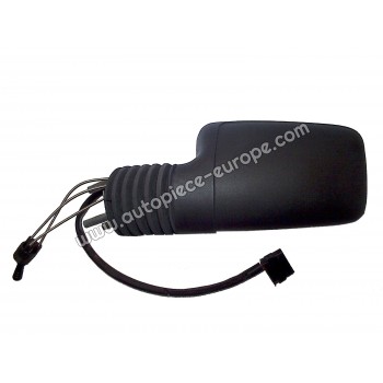 RETROVISEUR Coté conducteur - Commande à câble - Dégivrant - Glace bombée  - Coiffe noire - sans embase