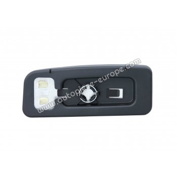 MIROIR ET PORTE MIROIR Coté passager - Dégivrant - Glace bombée - Inférieure - pour version bras moyen / long