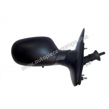 RETROVISEUR Coté passager - Commande à câble - Sonde - Glace bombée  - Coiffe noire