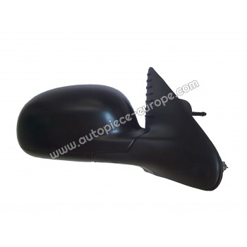 RETROVISEUR Coté passager - Commande à câble - Glace bombée  - Coiffe noire