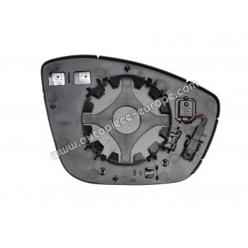 MIROIR ET PORTE MIROIR Coté conducteur - Dégivrant - Glace bombée - Assistance angle mort