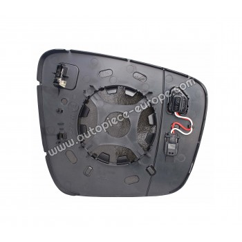 MIROIR ET PORTE MIROIR Coté conducteur - Dégivrant - Glace asphérique - Assistance angle mort
