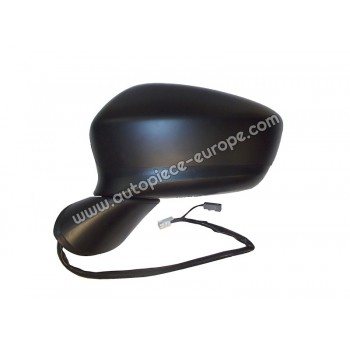 RETROVISEUR Conduc- Cde élect - Dégivr - Glace asph -  Assist angle mort - Clign- Coif à peindre non pré-peinte - Rabat électr