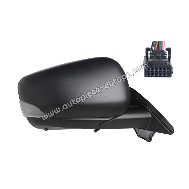 Rétroviseur Droit électrique Noir - Compatible Mercedes Citan 04/2012 - 08/2020 - Thermique, Asphérique, Chromé - 7