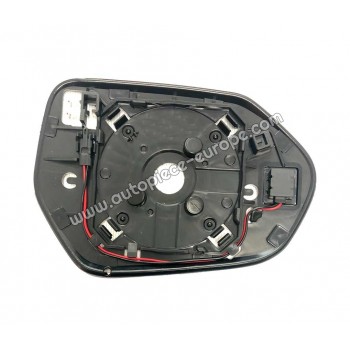 MIROIR ET PORTE MIROIR Coté conducteur - Dégivrant - Glace asphérique - Assistance angle mort