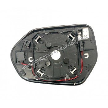 MIROIR ET PORTE MIROIR MIROIR ET PORTE MIROIR Coté passager - Dégivrant - Glace bombée - Assistance angle mort