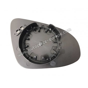 MIROIR ET PORTE MIROIR Coté conducteur - Dégivrant - Glace bombée - Fixation ronde haute