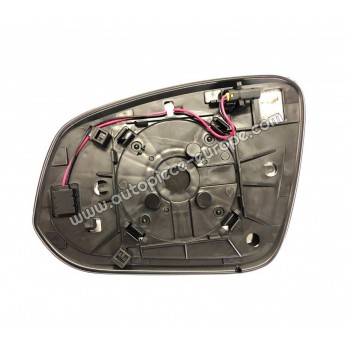 MIROIR ET PORTE MIROIR Coté passager - Dégivrant - Glace bombée - Assistance angle mort