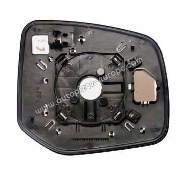 MIROIR ET PORTE MIROIR Coté conducteur - Dégivrant - Glace bombée