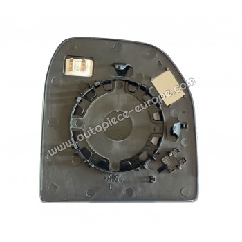 MIROIR ET PORTE MIROIR Coté conducteur - Dégivrant - Glace bombée - Supérieure
