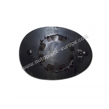 MIROIR ET PORTE MIROIR Coté passager - Dégivrant - Glace bombée