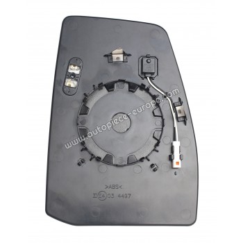 MIROIR ET PORTE MIROIR Coté conducteur - Dégivrant - Glace bombée - Supérieure - Assistance angle mort