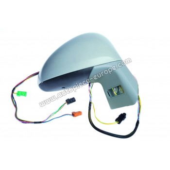 RETROVISEUR coté passager - électrique - Dégivrant - Glace bombée bleue - Coiffe prépeinte - Rabat élect - sans Clig 3168201WC