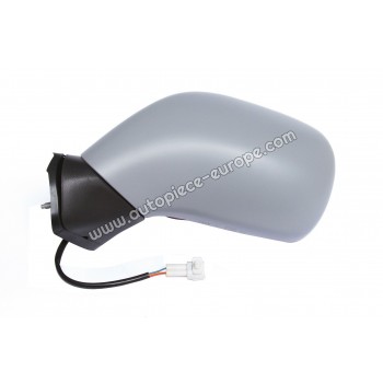 RETROVISEUR Coté conducteur - Commande électrique - Glace asphérique - Coiffe prépeinte
