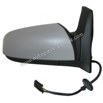 RETROVISEUR Coté passager - Commande électrique - Dégivrant - Glace bombée - Coiffe prépeinte