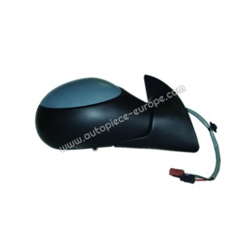 RETROVISEUR Coté passager - Commande électrique - Dégivrant - Glace bombée - Sonde de température - Coiffe prépeinte