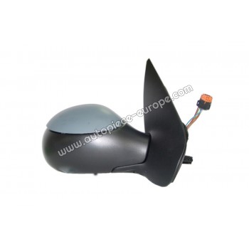 RETROVISEUR Coté passager - Commande électrique - Dégivrant - Glace bombée - Sonde de température - Coiffe prépeinte