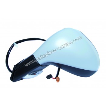 RETROVISEUR Coté conducteur - Commande électrique - Dégivrant - Glace bombée - Clignotant - Coiffe prépeinte