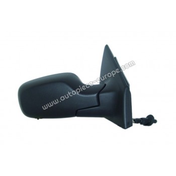 RETROVISEUR Coté passager - Commande à câble - Glace bombée - Sonde de température - Coiffe noire