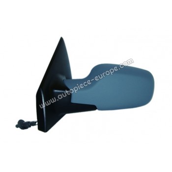 RETROVISEUR Coté conducteur - Commande à câble - Glace asphérique - Coiffe prépeinte