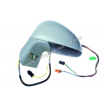 RETROVISEUR coté conducteur - électrique - Dégivrant - Glace bombée bleue - Coiffe prépeinte - Rabat élect - sans Clig 3168201WC