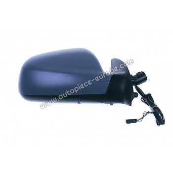 RETROVISEUR Coté passager - Commande électrique - Dégivrant - Glace bombée - Sonde de température - Coiffe prépeinte