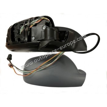 RETROVISEUR Coté passager - électrique - Dégivrant - Glace bombée - Sonde - Coiffe prépeinte - Rabattable électriquement