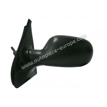 RETROVISEUR Coté conducteur - Commande à câble - Glace asphérique - Coiffe noire