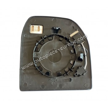 MIROIR ET PORTE MIROIR Coté conducteur - Dégivrant - Glace bombée - Supérieure - Assistance angle mort