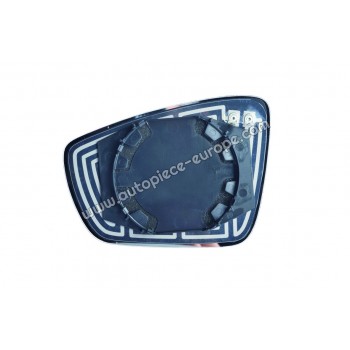 MIROIR ET PORTE MIROIR Coté passager - Dégivrant - Glace bombée