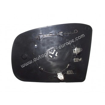 MIROIR ET PORTE MIROIR Coté passager - Dégivrant - Glace asphérique