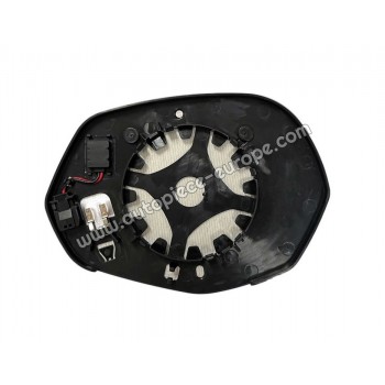 MIROIR ET PORTE MIROIR Coté passager - Dégivrant - Glace bombée - Assistance angle mort