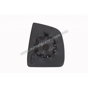 MIROIR ET PORTE MIROIR Coté conducteur - Glace bombée - Supérieure