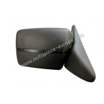 RETROVISEUR Coté passager - Commande manuelle - Glace bombée - Coiffe noire - Dim 180 x 135 mm