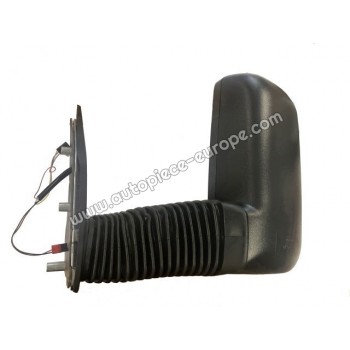 RETROVISEUR Coté conducteur - Commande électrique - Dégivrant - Glace bombée - Coiffe noire - Bras long