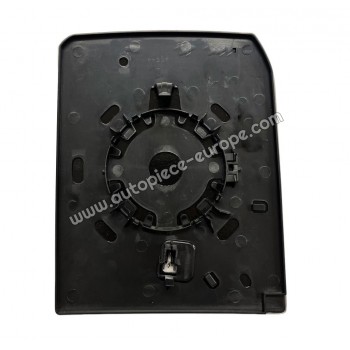 MIROIR ET PORTE MIROIR Coté conducteur - Dégivrant - Glace bombée - Supérieure